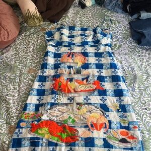 Rachel Antonoff Gwen Seafood Tower Dress